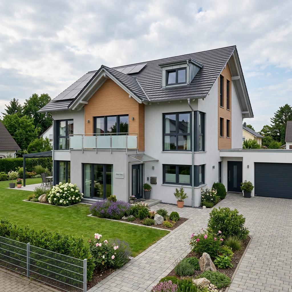 Meergeneratiewoning Family Plus Mehrgeneration van Albert Haus met zadeldak — prefab woning van 196 m²