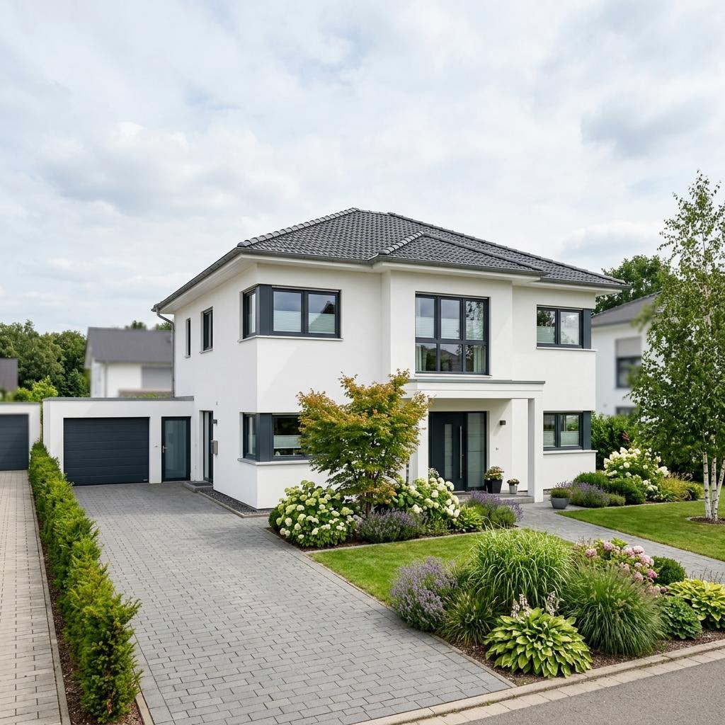Stadsvilla City Life 158 van Bien-Zenker met schilddak — prefab woning van 158 m²