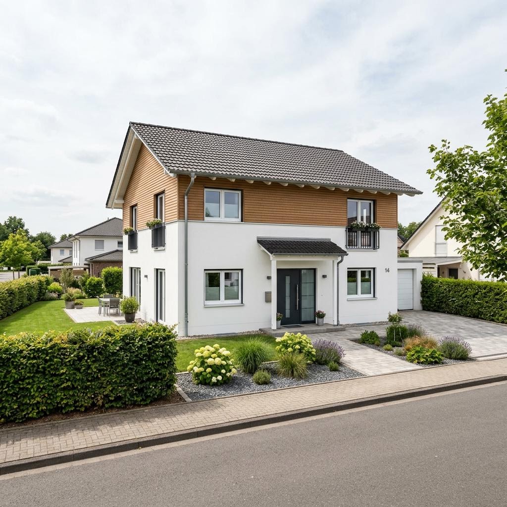 Eengezinswoning Jedermann Klassik van Büdenbender Hausbau met zadeldak — prefab woning van 122 m²