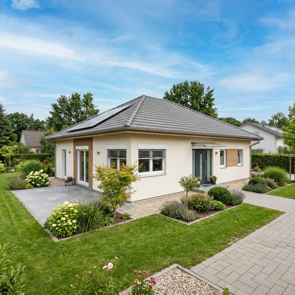 Bungalow Bungalow 131 van ELK Haus met schilddak — prefab woning van 131 m²