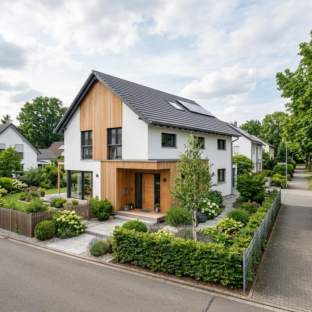 Eengezinswoning EVOLUTION 143 V5 van Bien-Zenker met zadeldak — prefab woning van 146 m²