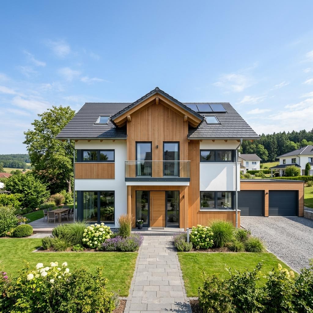 Eengezinswoning Fantastic 161 V2 van Bien-Zenker met zadeldak — prefab woning van 161 m²