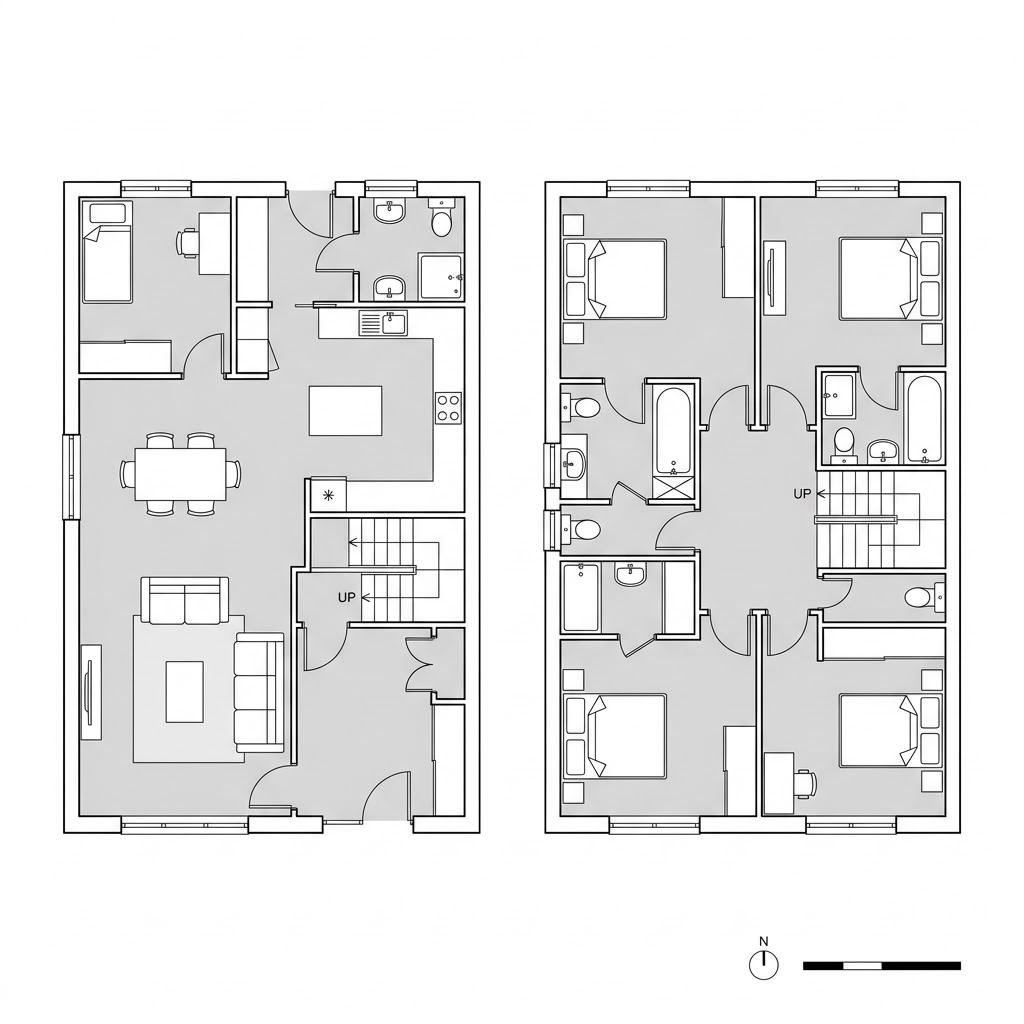 Plattegrond SUNSHINE 143 V4 van Living Haus — 145 m², 5 kamers
