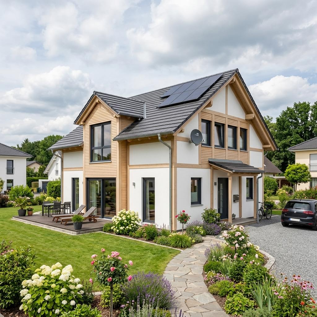Eengezinswoning VARIANT 25-135 van Hanse Haus met zadeldak — prefab woning van 135 m²