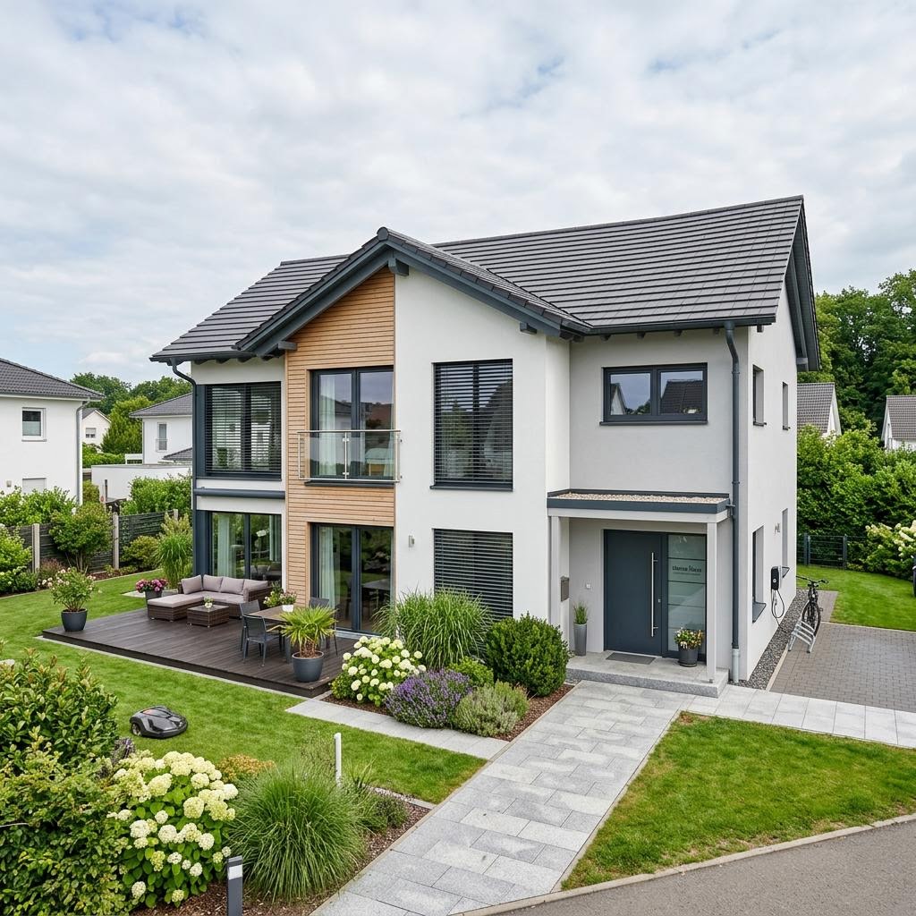 Eengezinswoning VARIANT 35-165 van Hanse Haus met zadeldak — prefab woning van 165 m²