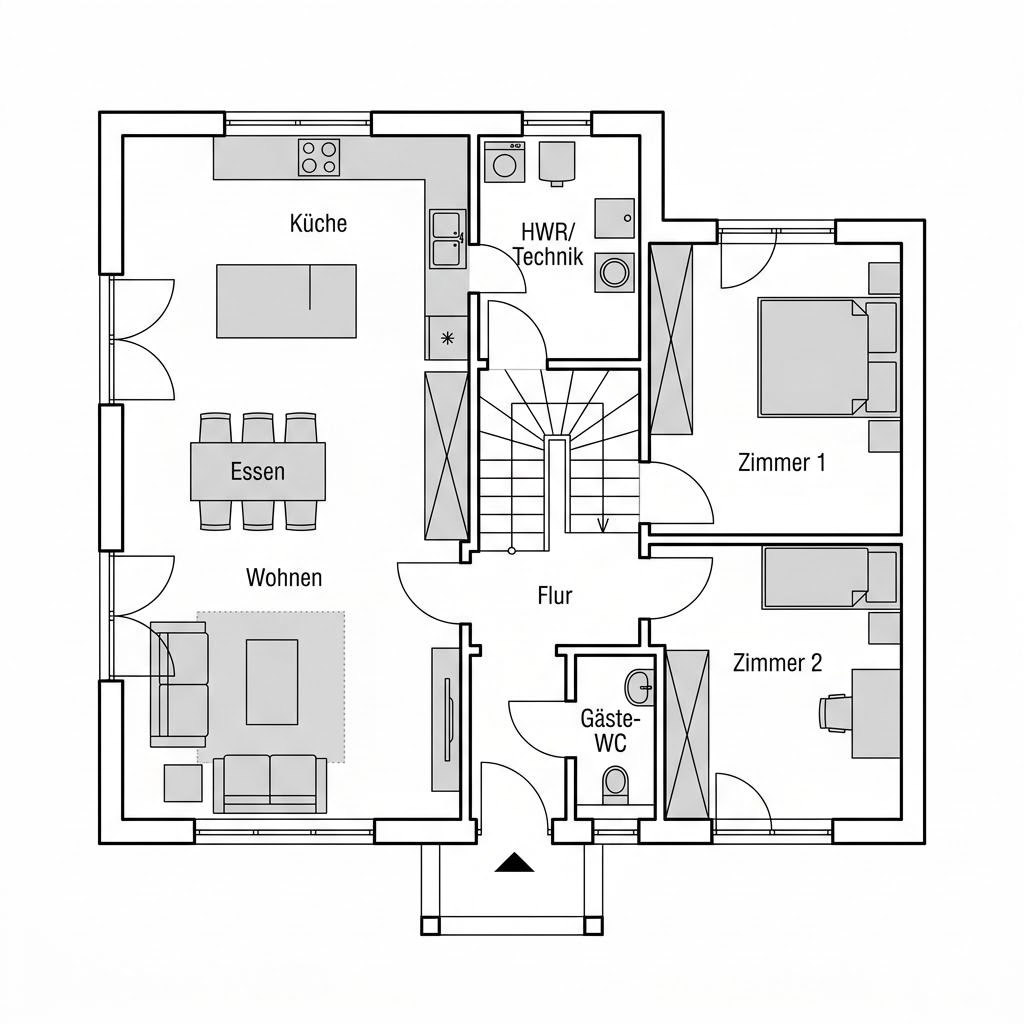 Plattegrond LifeStyle 13.07 S van massa haus — 130 m², 5 kamers