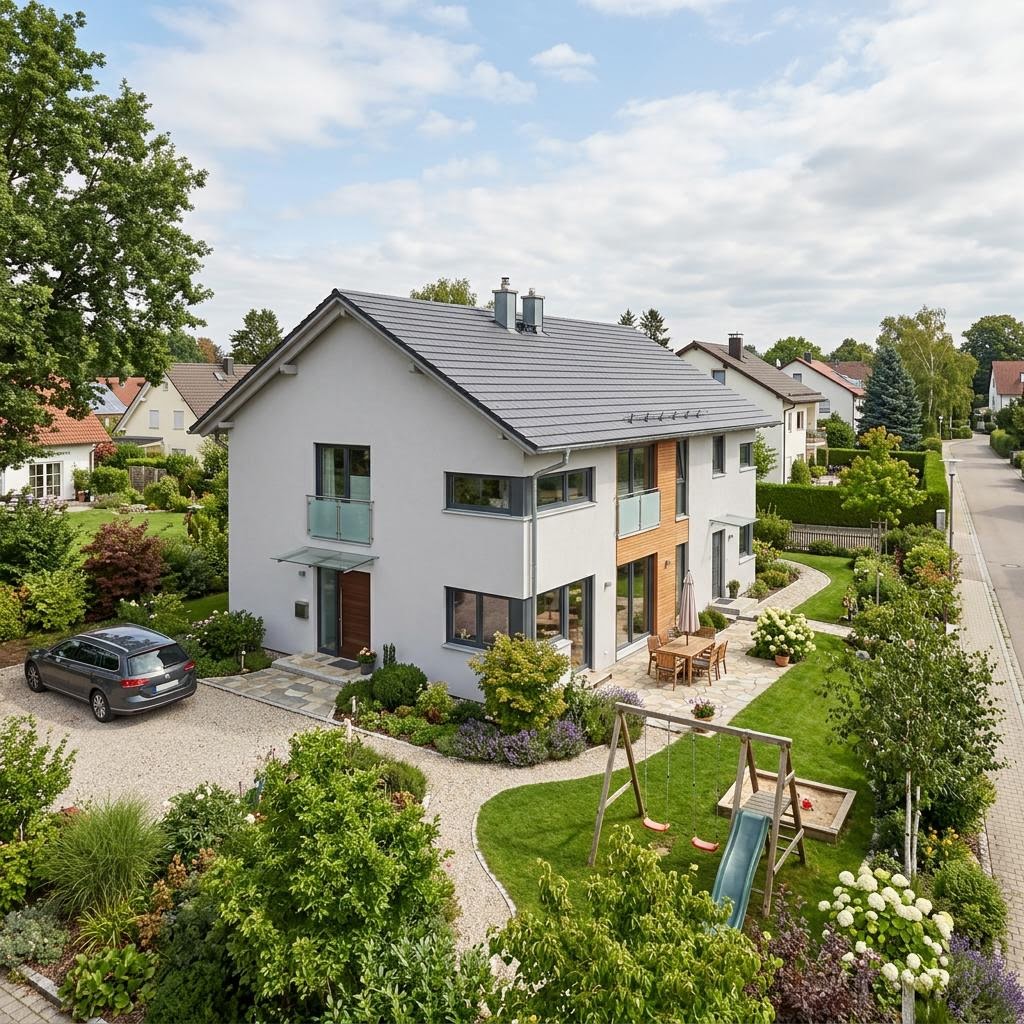 Meergeneratiewoning FamilyStyle 26.01 S van massa haus met zadeldak — prefab woning van 232 m²