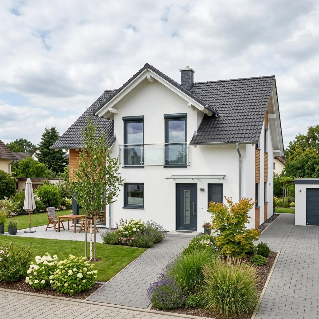 Eengezinswoning Clou 123.1 van RENSCH-HAUS met zadeldak — prefab woning van 126 m²