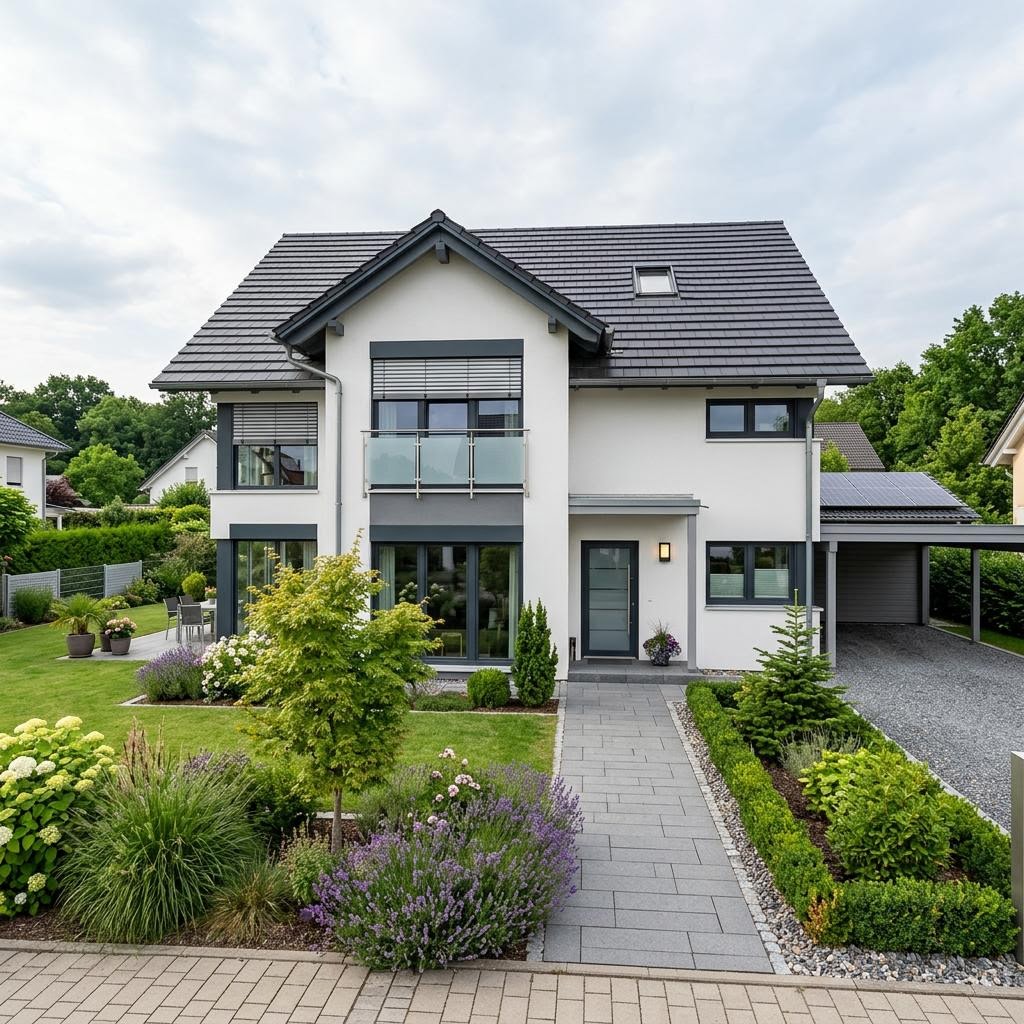 Eengezinswoning Edition 150 van WOLF-HAUS met zadeldak — prefab woning van 150 m²