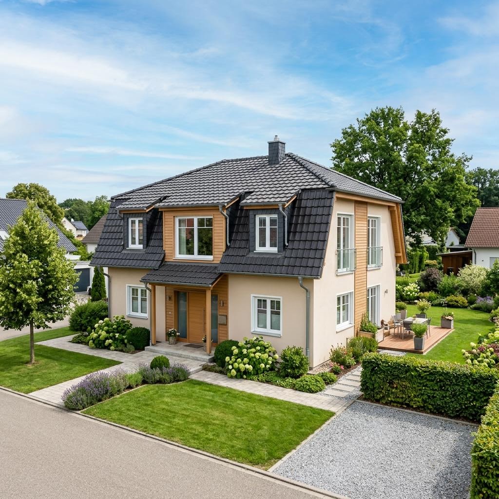 Eengezinswoning Edition Mansarde 150 van WOLF-HAUS met mansardedak — prefab woning van 150 m²