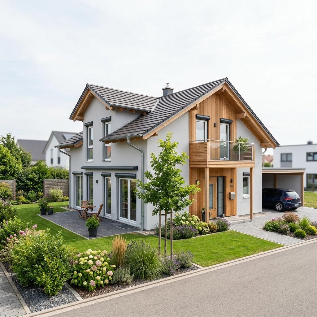 Eengezinswoning Edition Select 125 van WOLF-HAUS met zadeldak — prefab woning van 125 m²