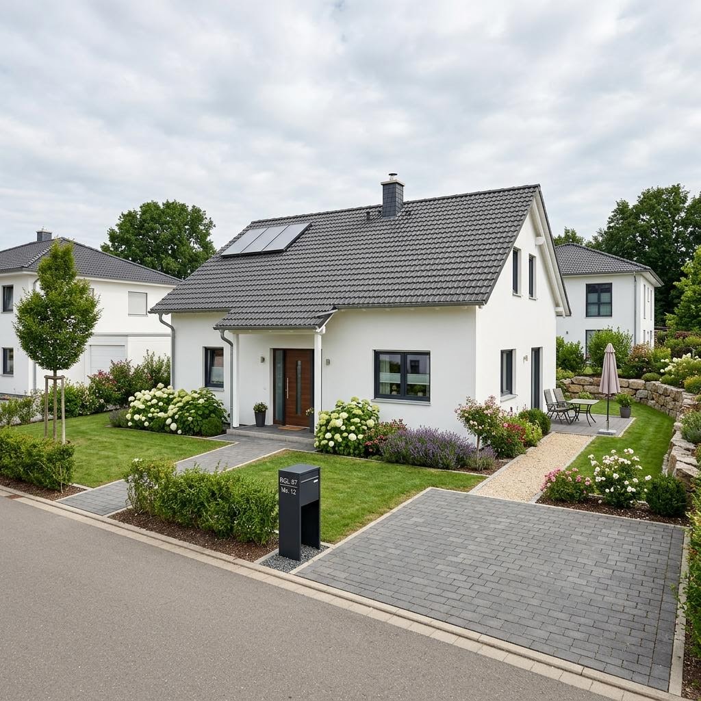 Bouwpakketwoning BGL 87 van Ytong Bausatzhaus met zadeldak — prefab woning van 87 m²