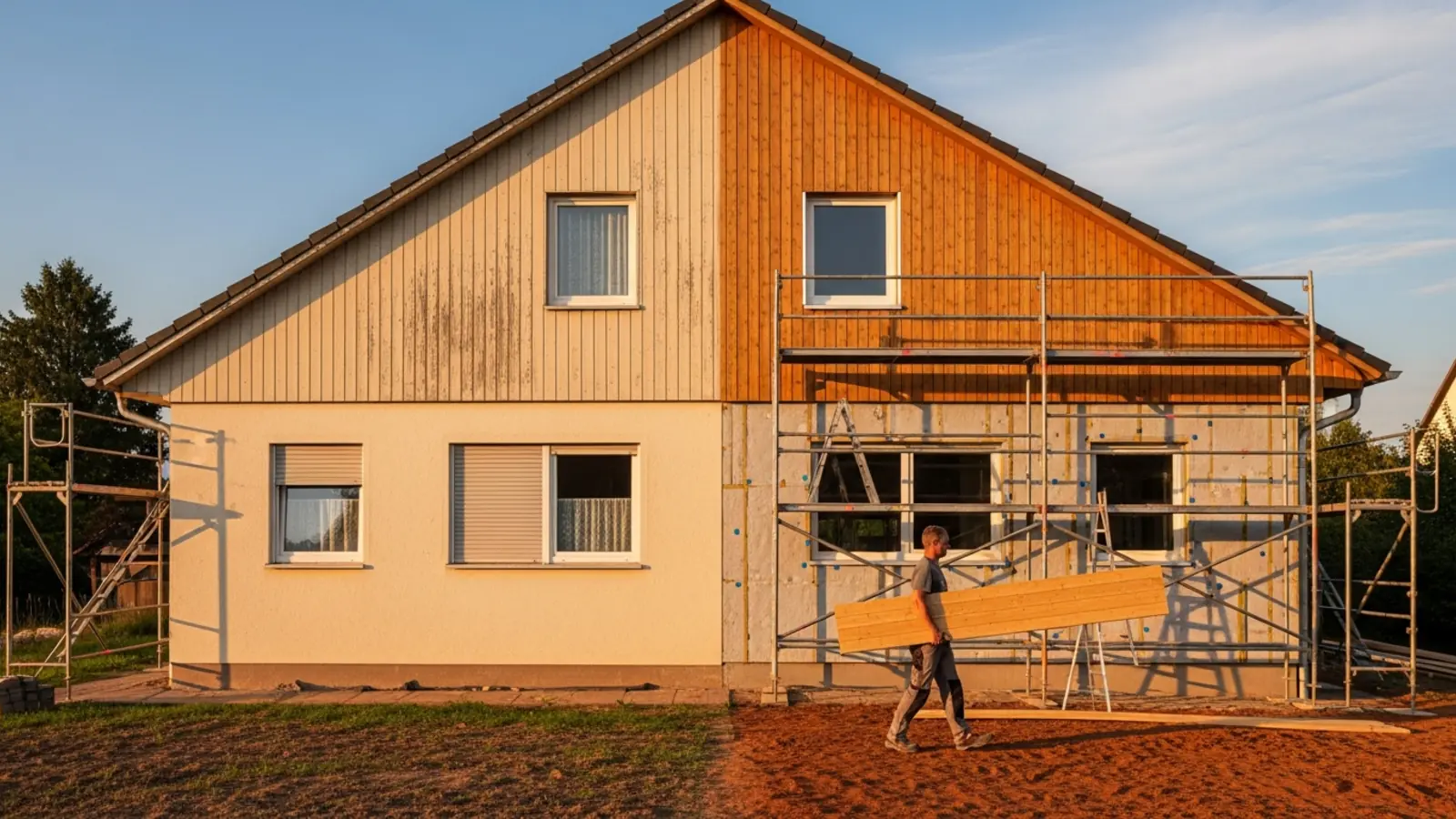 Bestaande prefab woning met vers geïsoleerde gevel – renovatie versus nieuwbouw in kostenvergelijking